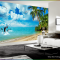 3d wall paintings of 15773300 beach
