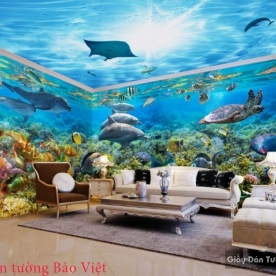 Wall paintings beautiful seascape v007