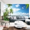 Wall paintings of 3d sea scenery s204