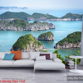 Wall paintings of sea scenery s209