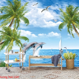 Wallpaper 3d s232 sea scenery