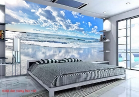 Wall paintings of the sea landscape s253