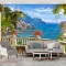 Wall paintings of the sea landscape s255