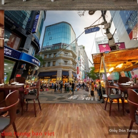 Wallpaper of Korean street scene Fm359