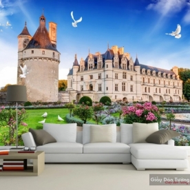 Wall paintings of castle v070