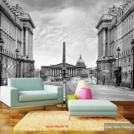 Famous wall paintings in black and white v111