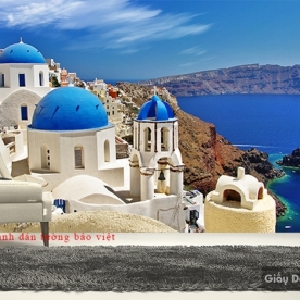 Murals of Santorini Fm218 landscape