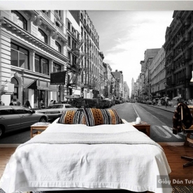 Wallpaper 3D landscape painting Fm052