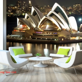 Wall paintings of night city me060