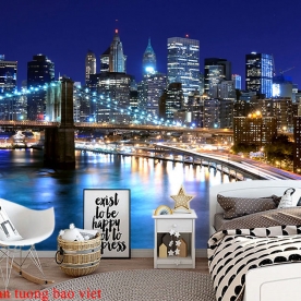 Wallpaper of the city landscape fm453