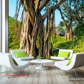 Wall paintings of natural landscapes tr235