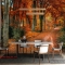 Murals of autumn landscape tr236