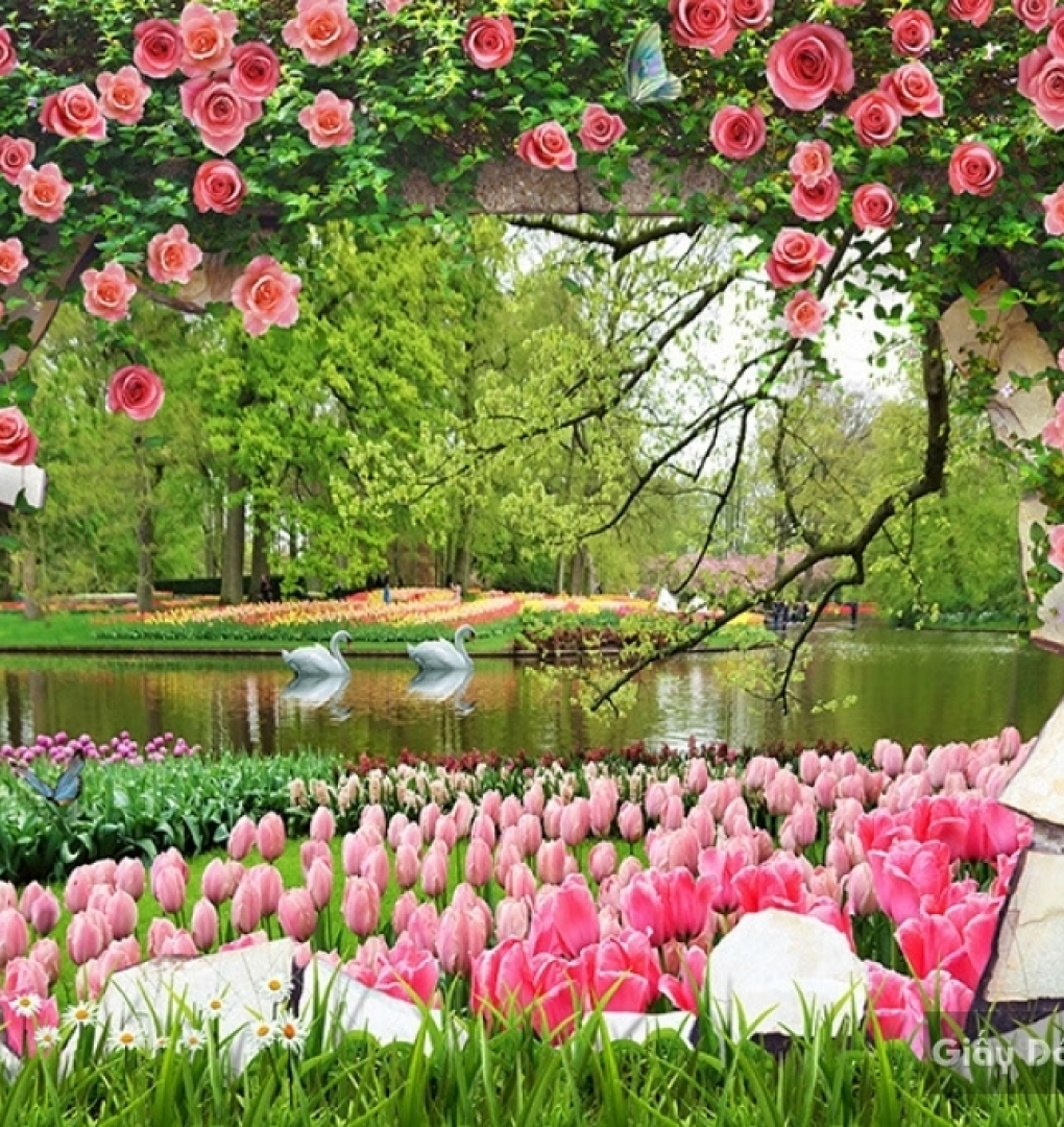 Wall paintings of natural scenery 3d fi071