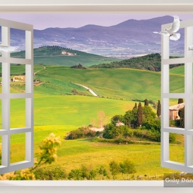 Wall paintings of natural scenery Fi001