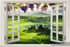 Wall paintings of natural scenery Fi002