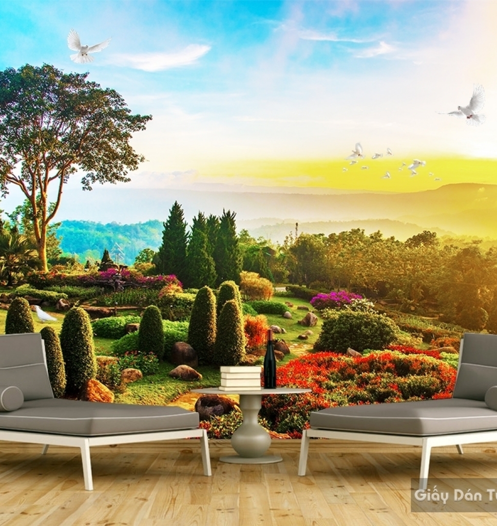 Wall paintings of natural scenery Fi007