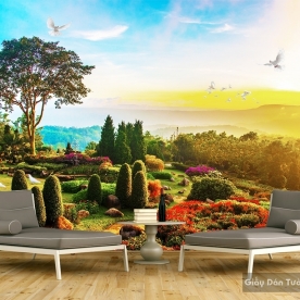 Wall paintings of natural scenery Fi007