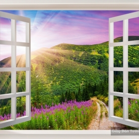 Wall paintings of natural scenery Fi009