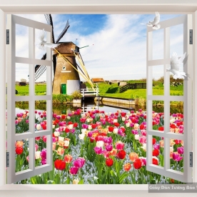 Wall paintings of natural scenery Fi010