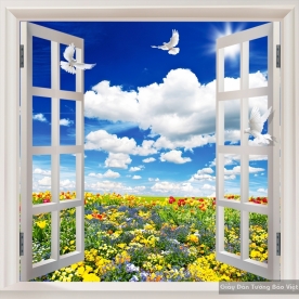 Wall paintings of natural scenery Fi011