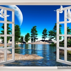 Wall paintings of natural scenery Fi022