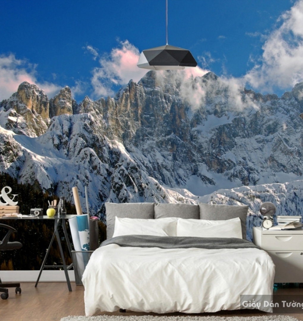 Wall paintings of natural scenery M002