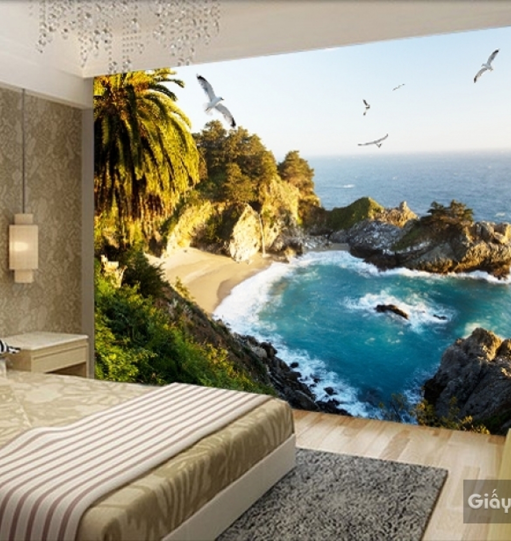 Wall paintings of natural scenery S003
