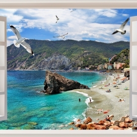 Wall paintings of natural scenery S019