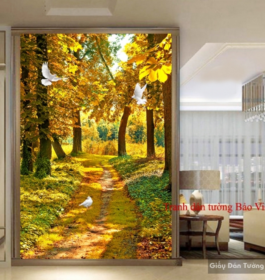 Wall paintings of natural landscape Tr163
