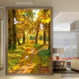 Wall paintings of natural landscape Tr163