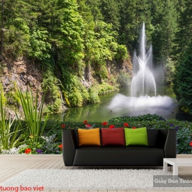 Wall paintings of natural scenery W164