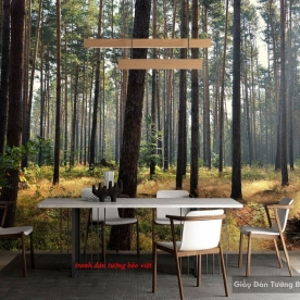 Wall paintings of natural scenery tr232