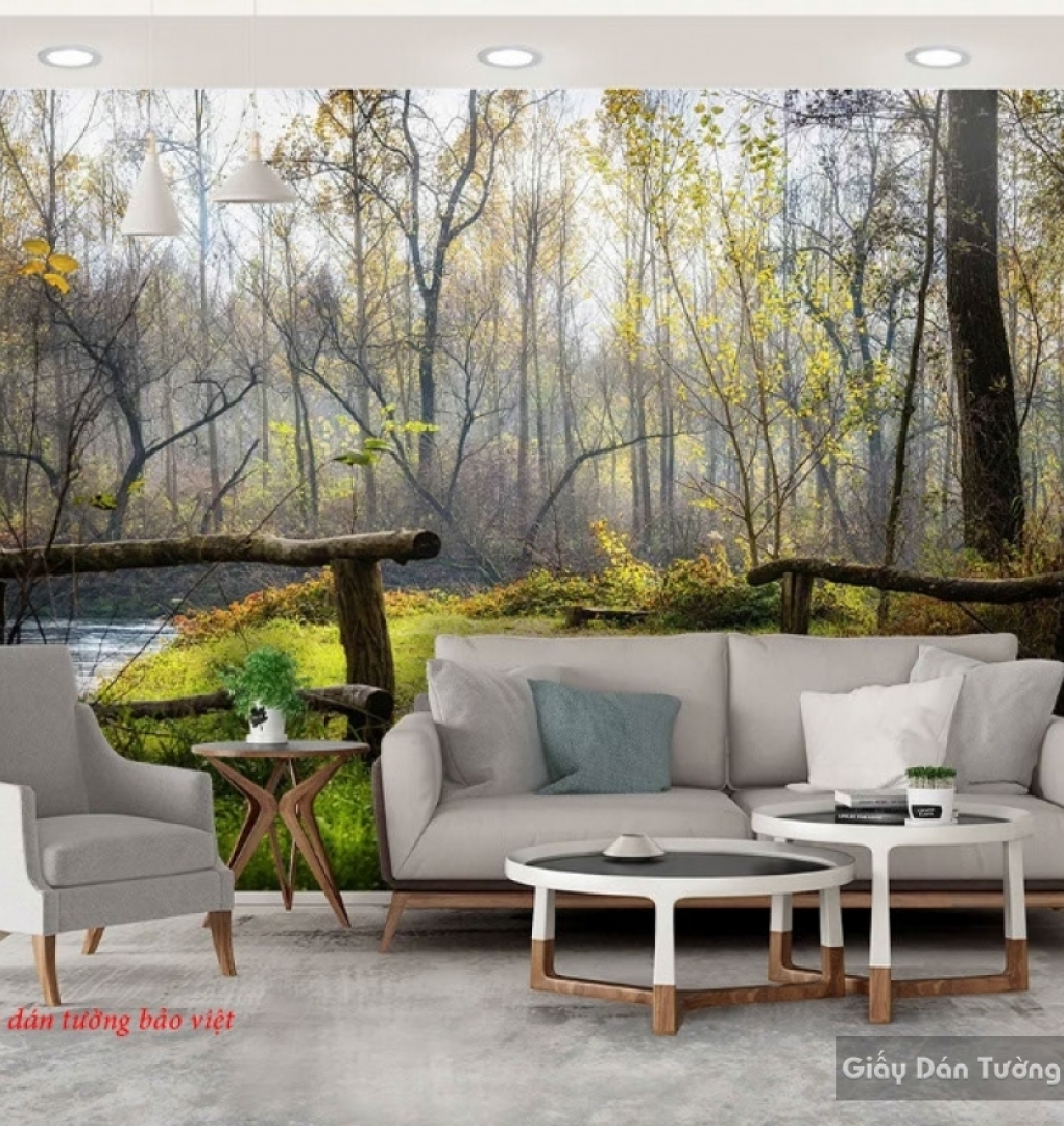 Wall paintings of natural landscapes tr233