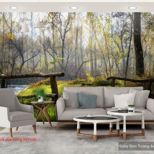Wall paintings of natural landscapes tr233