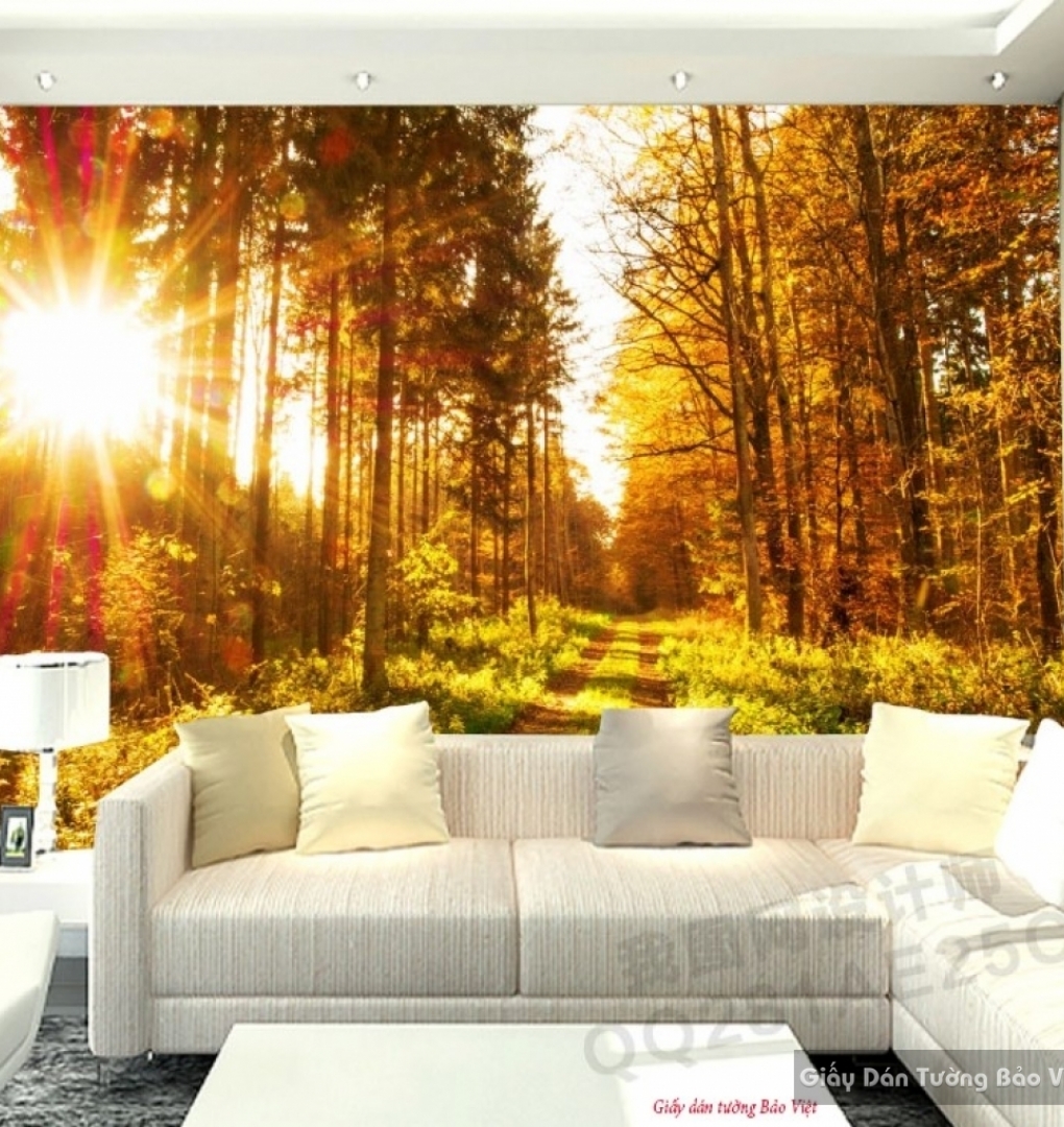 Wall paintings of natural scenery v105