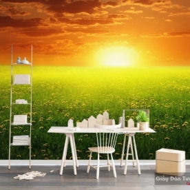 Wall paintings of natural scenery v144