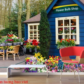 Wall paintings of natural scenery fi114