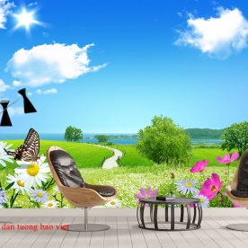 Wall paintings of natural scenery fi124