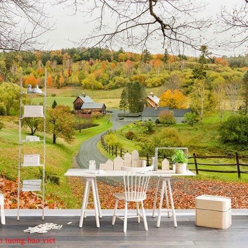 Wall paintings of natural scenery fi134