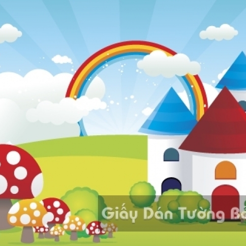 3D Wallpaper Children Painting CA 1503-17