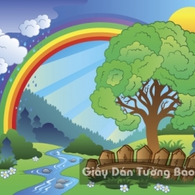 3D Wallpaper Children Painting CA 1503-18