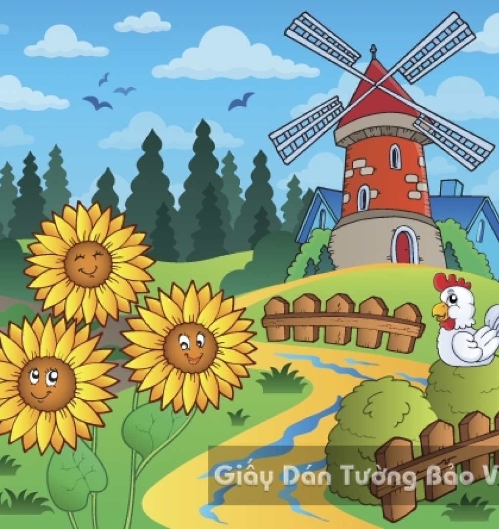 3D Wallpaper Paintings for Children CA 1503-24