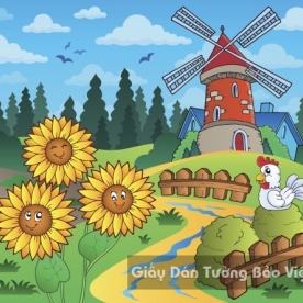 3D Wallpaper Paintings for Children CA 1503-24