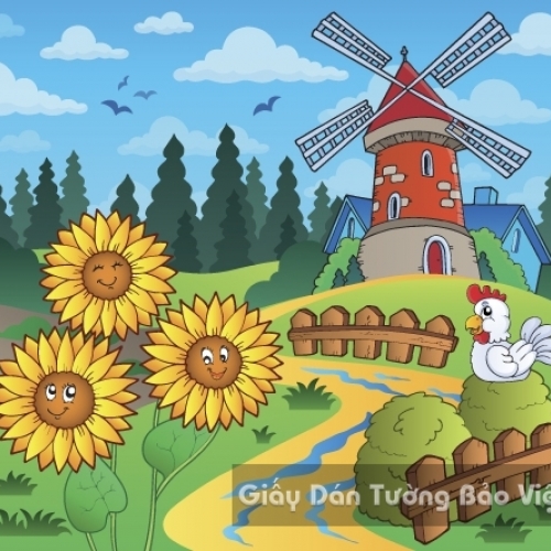 3D Wallpaper Paintings for Children CA 1503-24