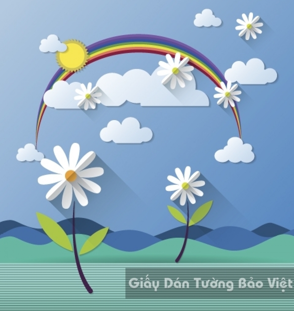 3D Wallpaper Children Painting CA 1503-33