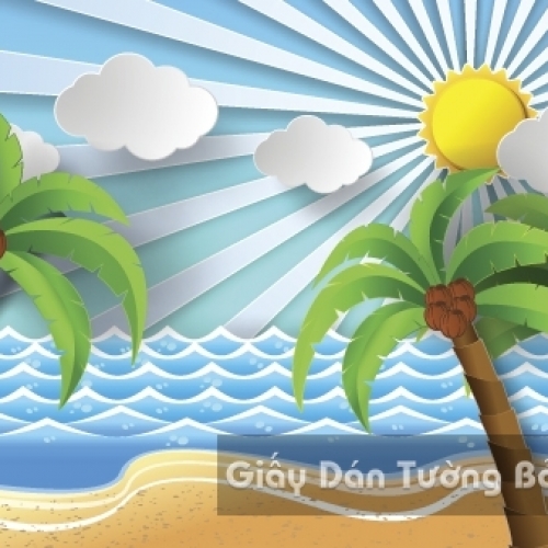 3D Wallpaper Children Painting CA 1503-36