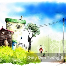 3D Wallpaper Children CD006-6