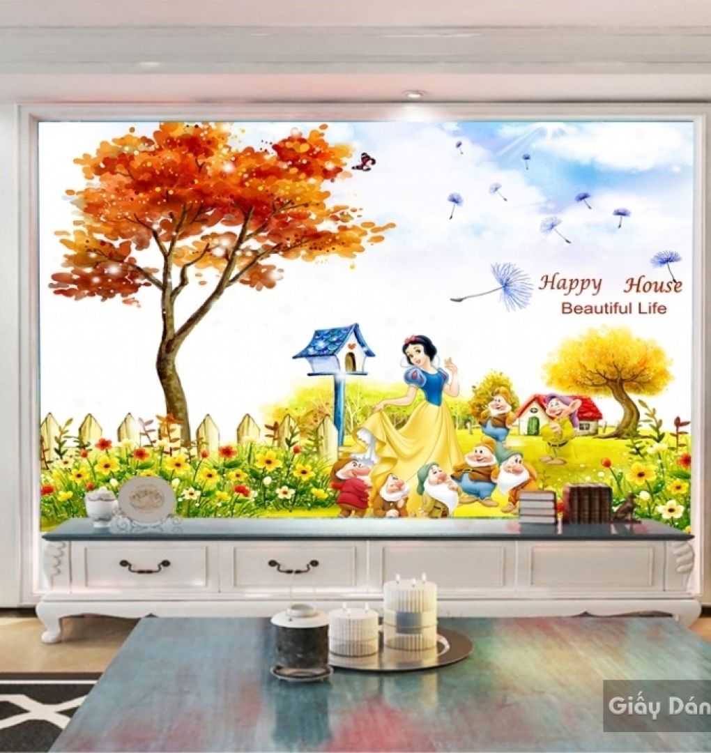 Wall paintings for children room kid026