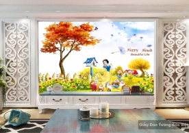 Wall paintings for children room kid026