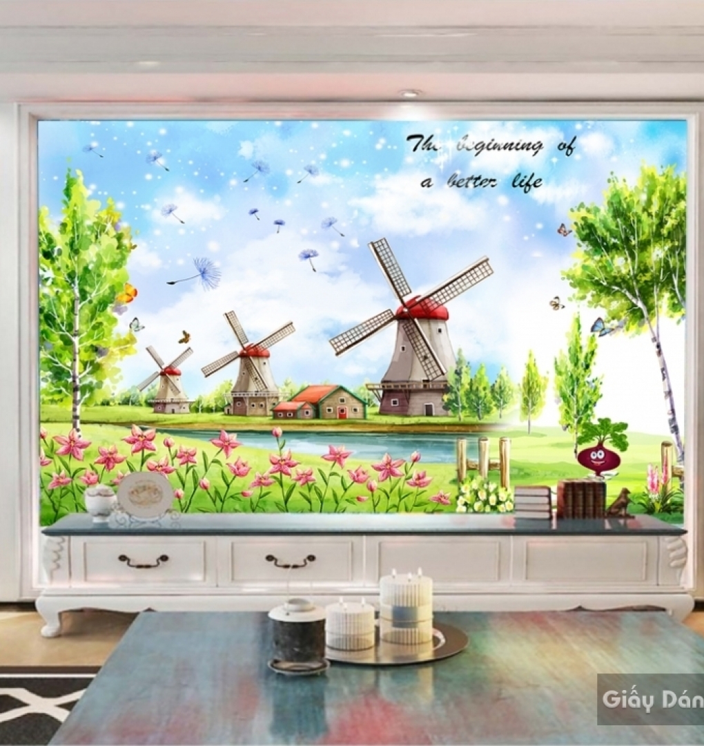 Wall paintings for children room kid031